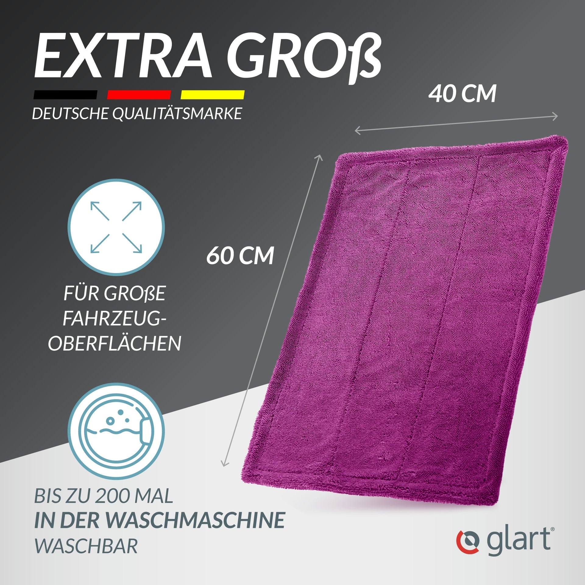glart-44tw6p-trockentuch-xxl-lila-60x40-cm-f-r-lack image 5