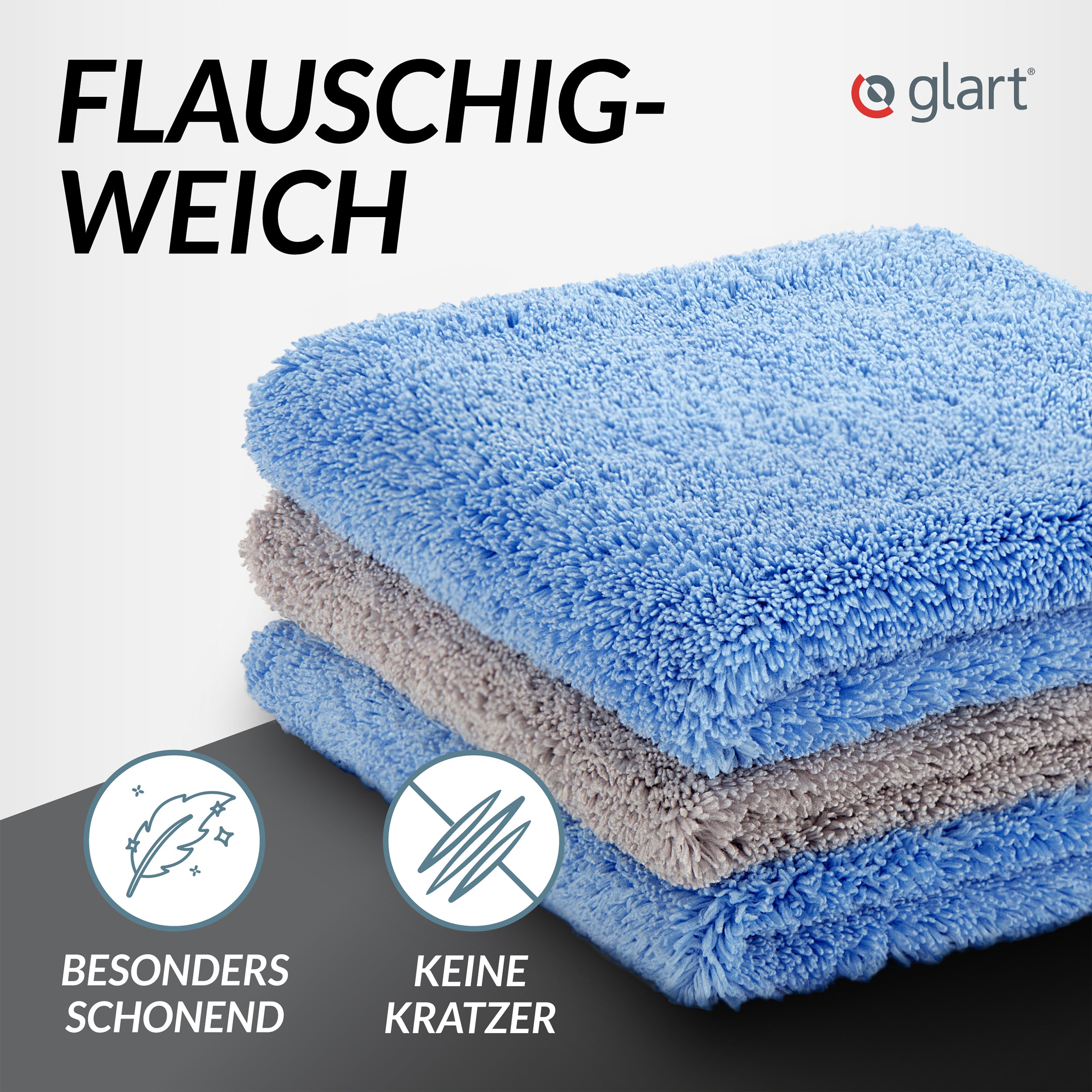 glart-mikrofasert-cher-40x40-poliertuch-3er-set-premium image 2