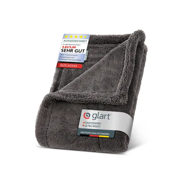 glart-44tw6-mikrofaser-trockentuch-xxl-60x40-cm-grau image 1