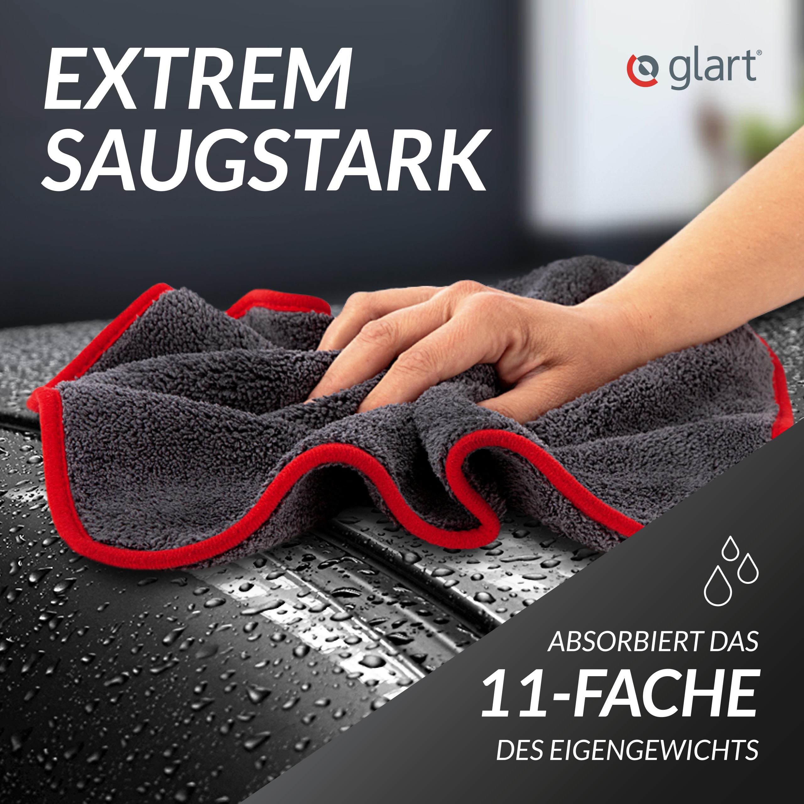 glart-poliertuch-mikrofasertuch-40x40-cm-fusselfrei-saugstark image 3