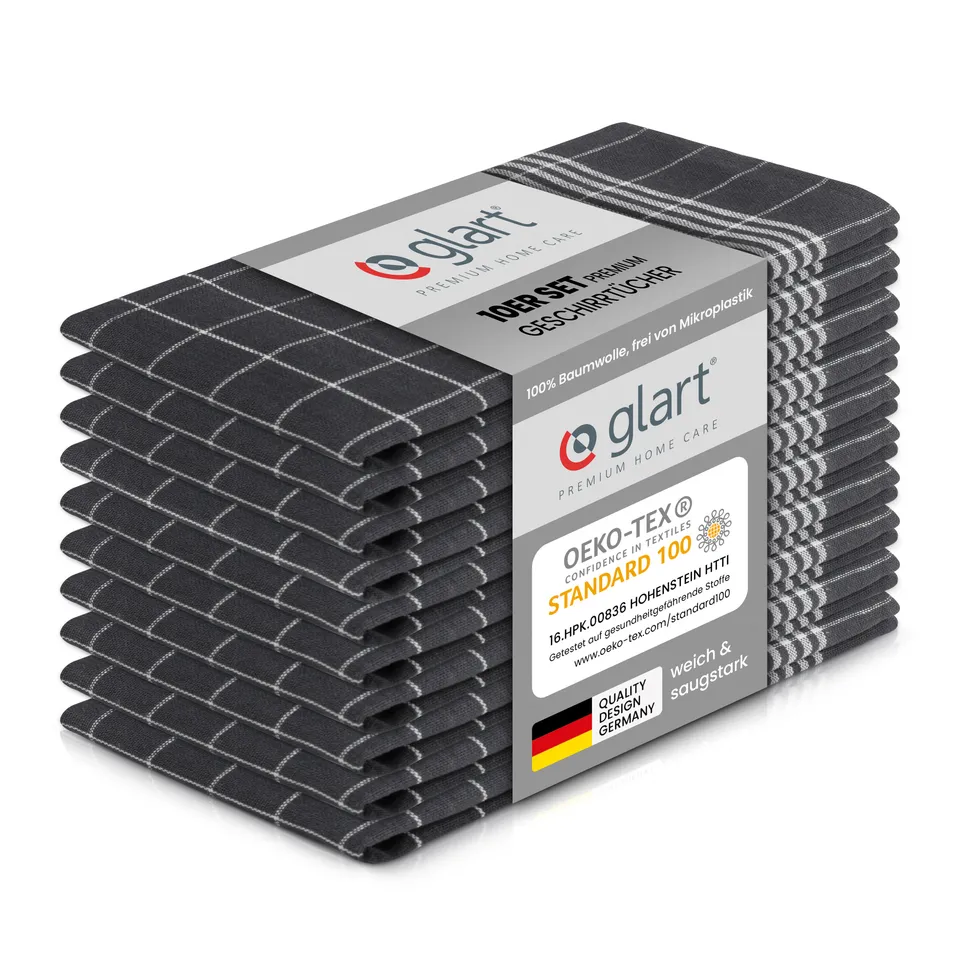 glart-geschirrt-cher-50x70-geschirrtuch-grau-10er-set-baumwolle image 1