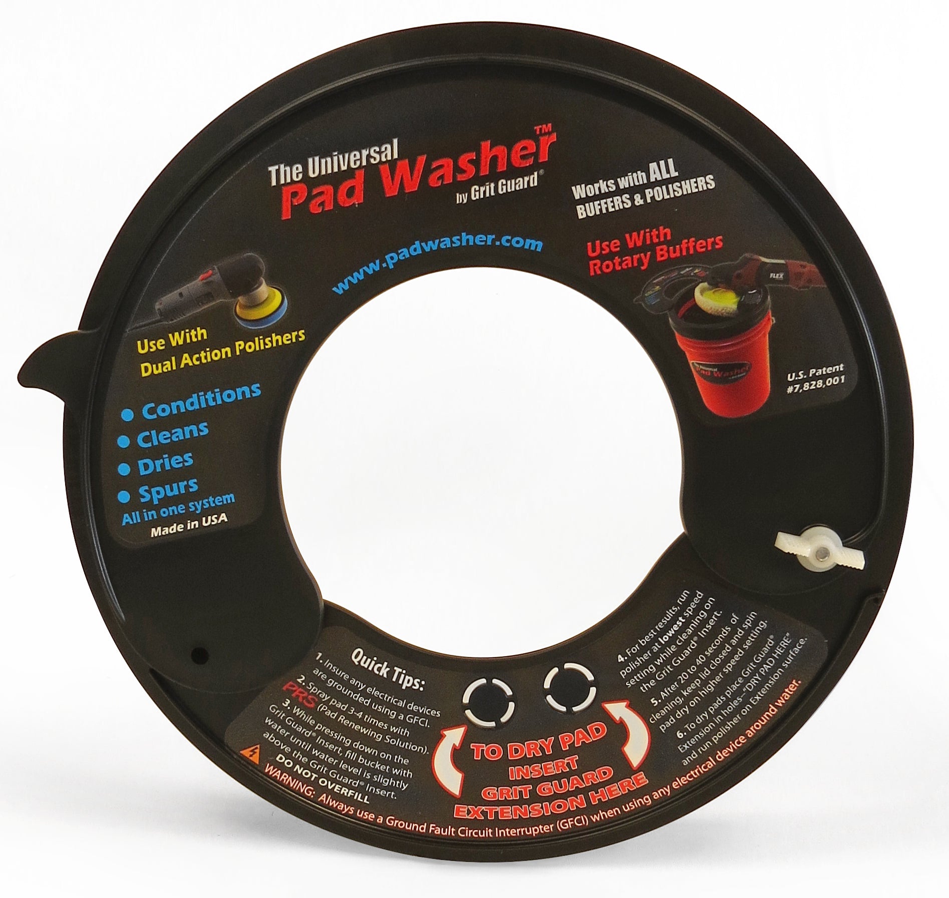 grit-guard-pad-washer-ersatzdeckel-spritzschutzdeckel-universal image 1