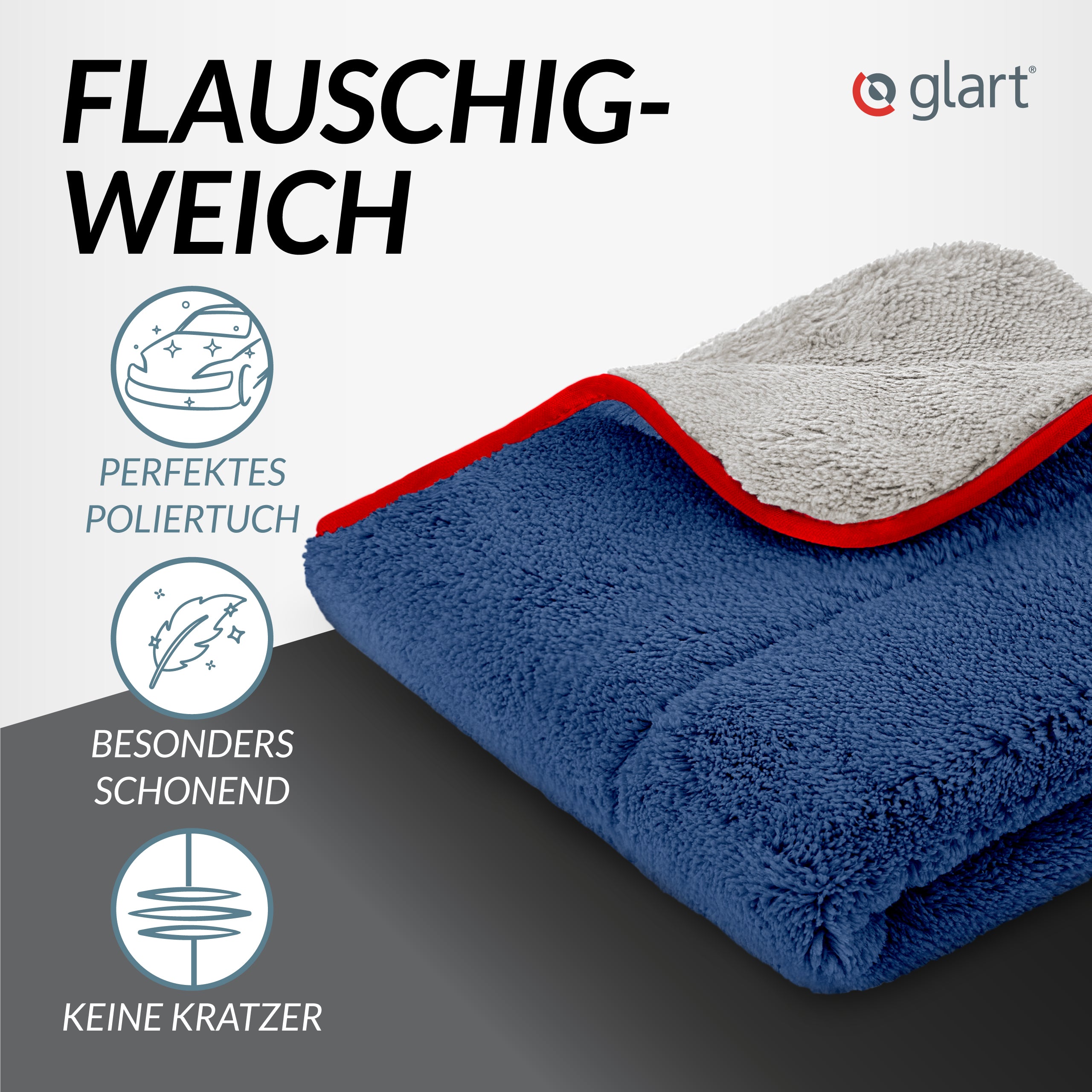 glart-472pp-mikrofasert-cher-40x40-cm-2er-set-fusselfrei image 2