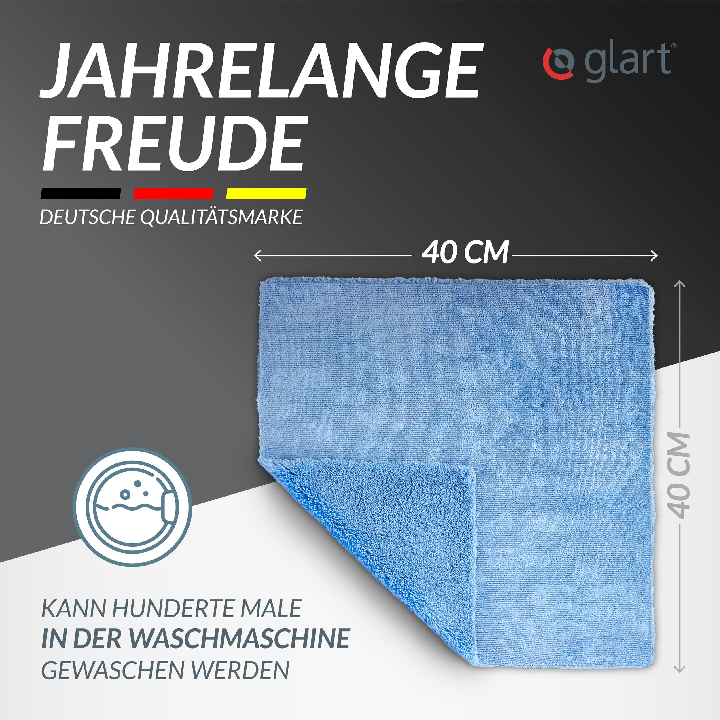 glart-mikrofasert-cher-40x40-poliertuch-3er-set-premium image 5