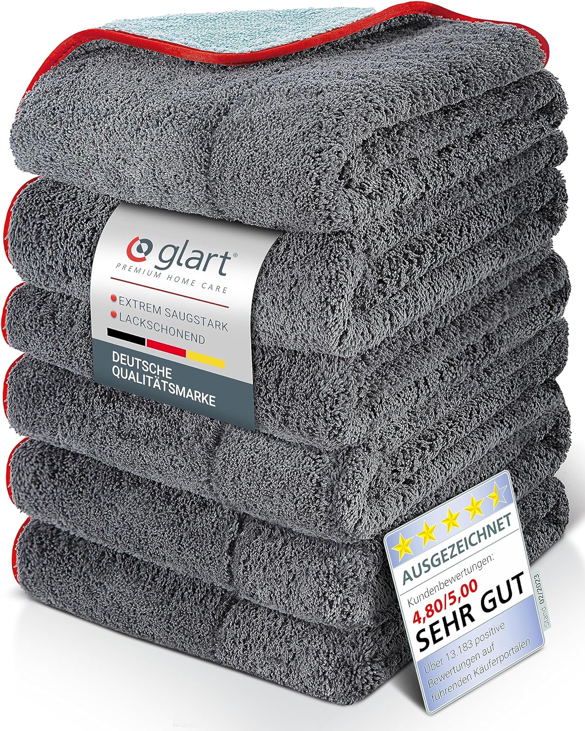 glart-mikrofasert-cher-60x40-poliertuch-6er-set-kratzfrei image 1