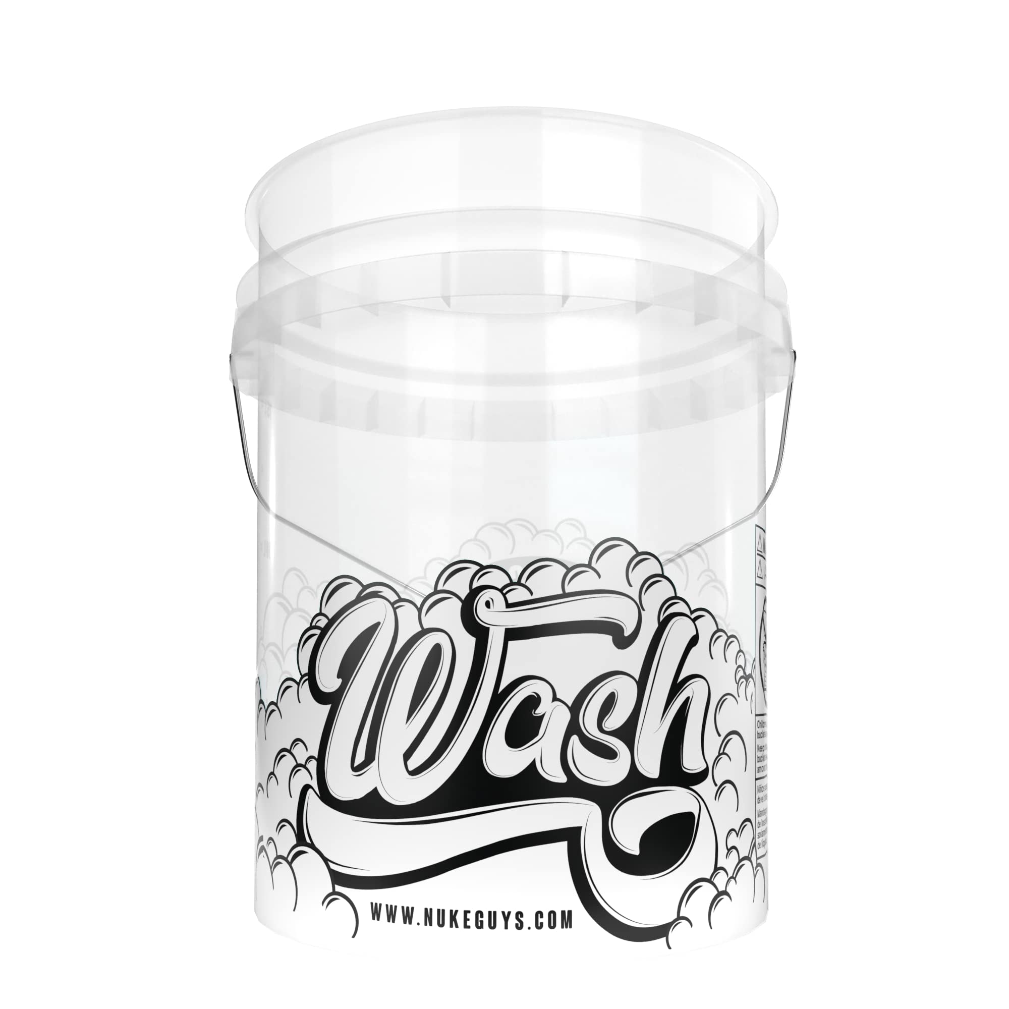 nuke-guys-rinse-bucket-wascheimer-20-liter-transparent image 5