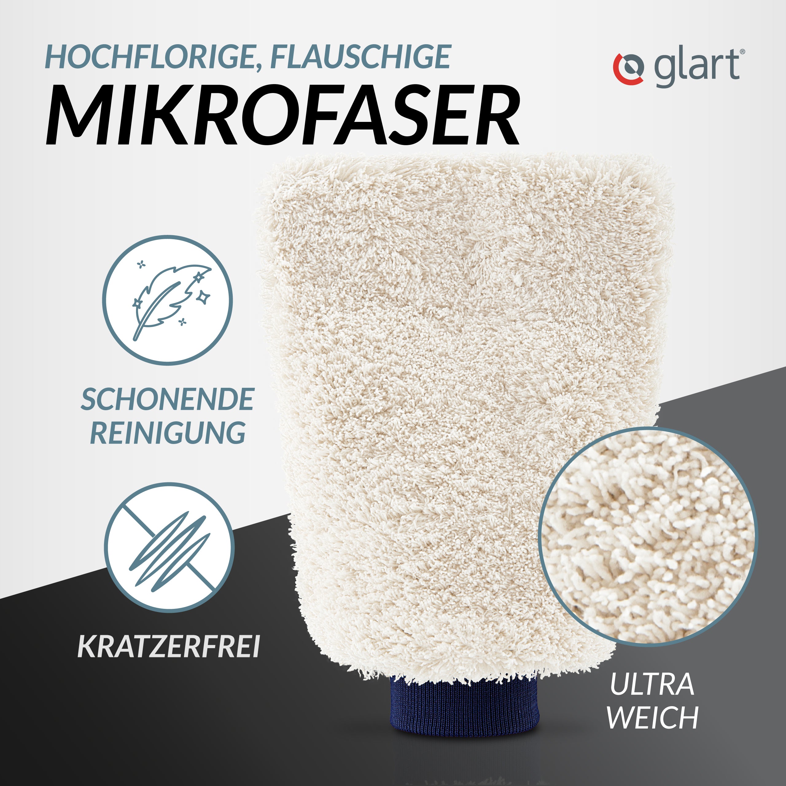 glart-b-rsten-schw-mme-waschhandschuh-3er-set-mikrofaser image 2