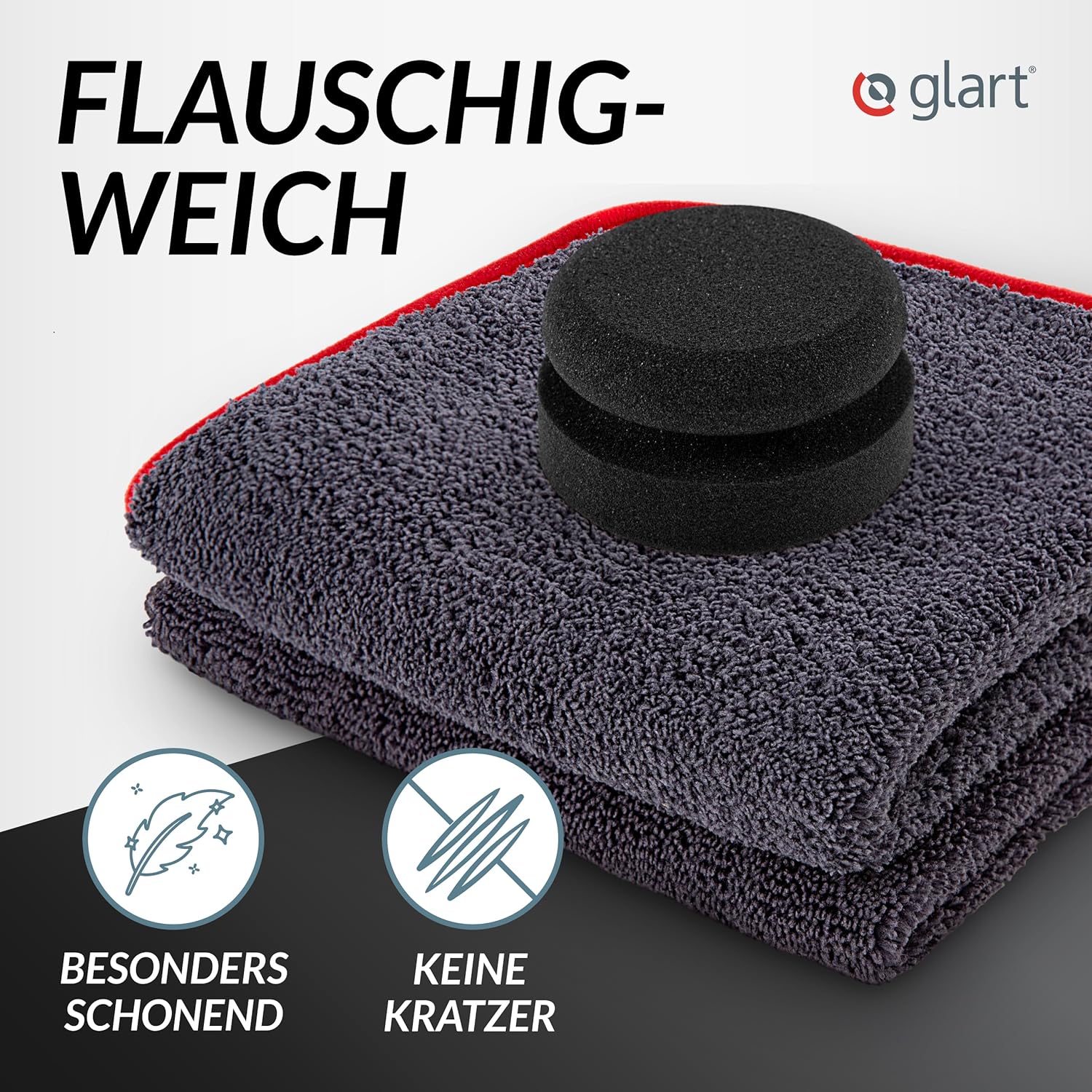 glart-lackpflege-waschset-3-teilig-mikrofasertuch-trockentuch image 2