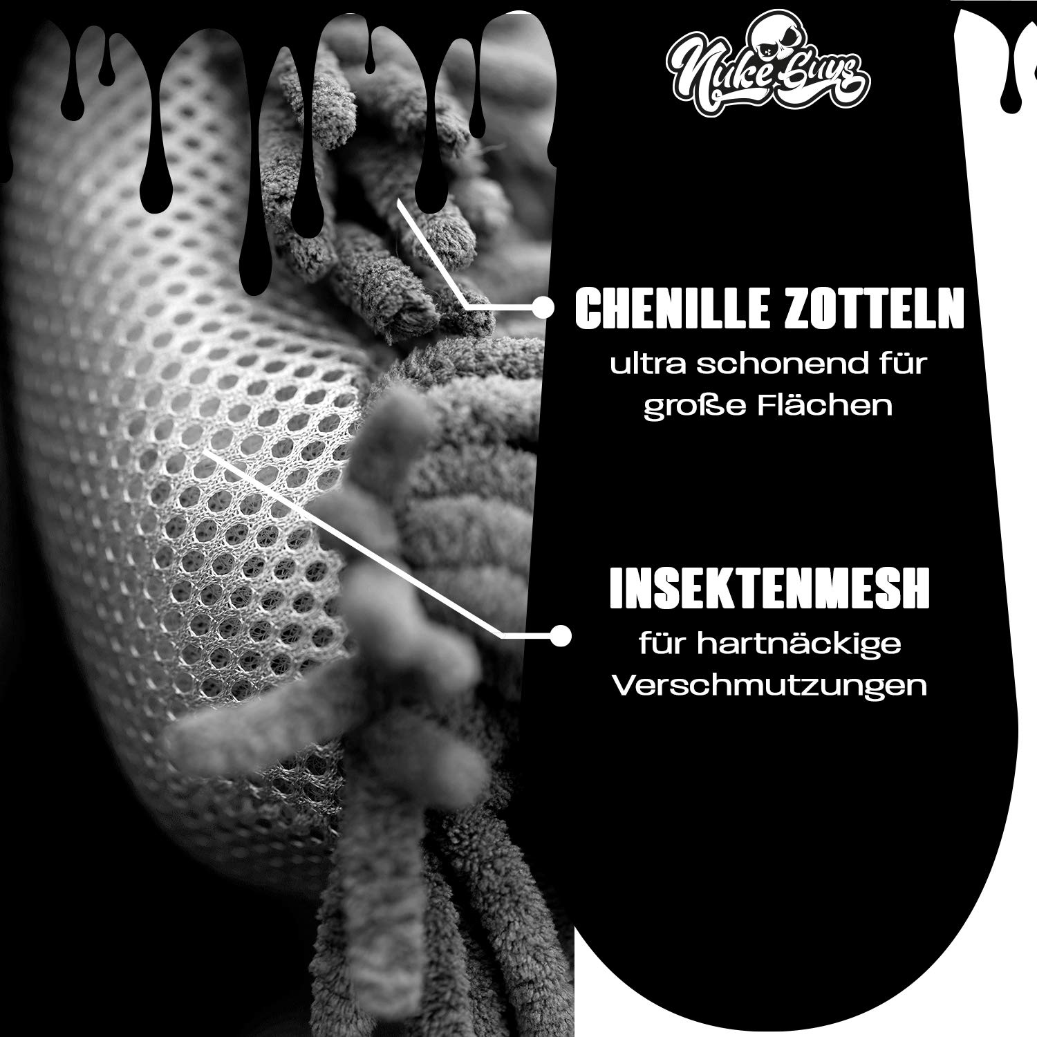 nuke-guys-2-way-wonder-waschschwamm-grau-mit-insektennetz image 2