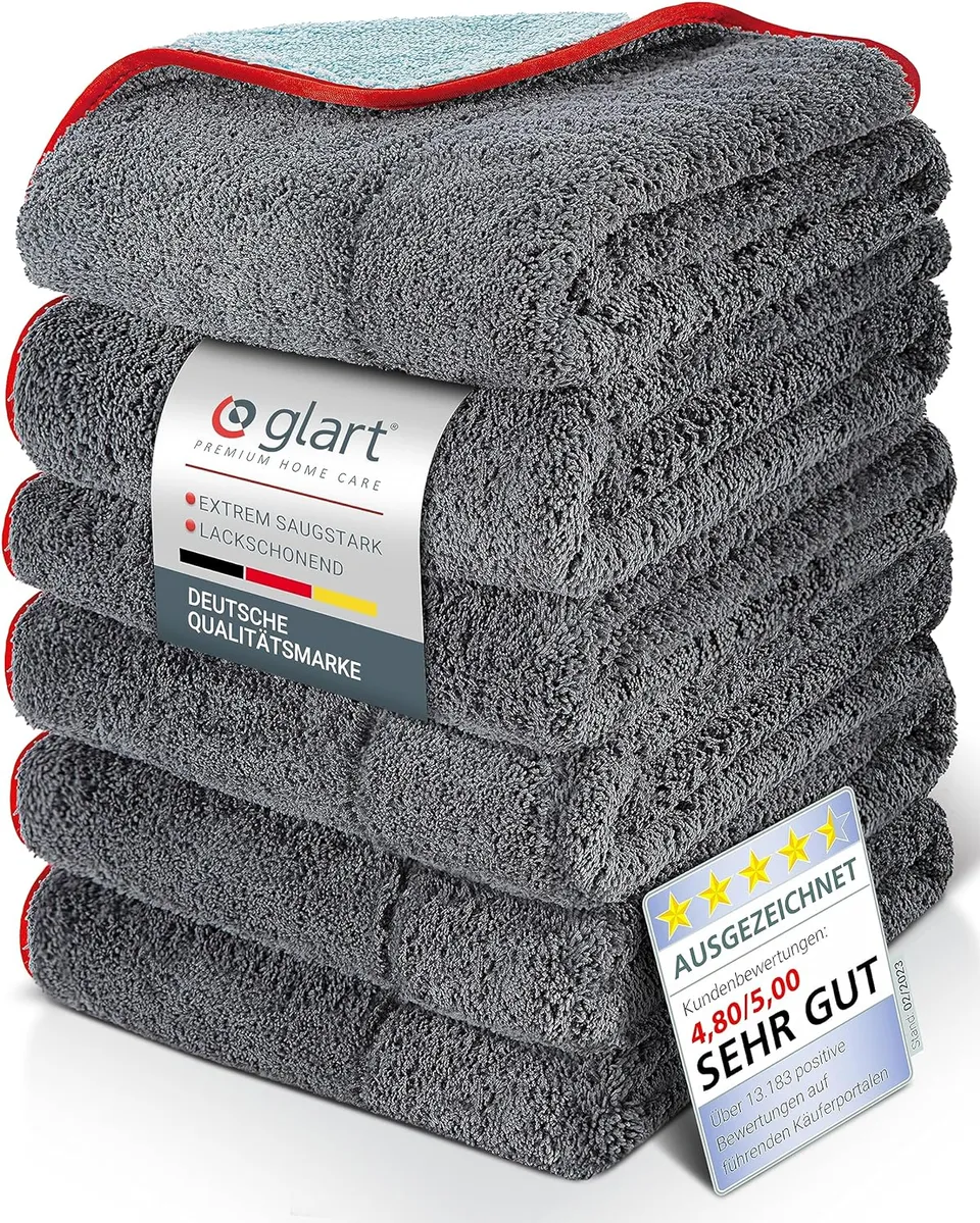 glart-mikrofasert-cher-60x40-poliertuch-6er-set-kratzfrei image 1