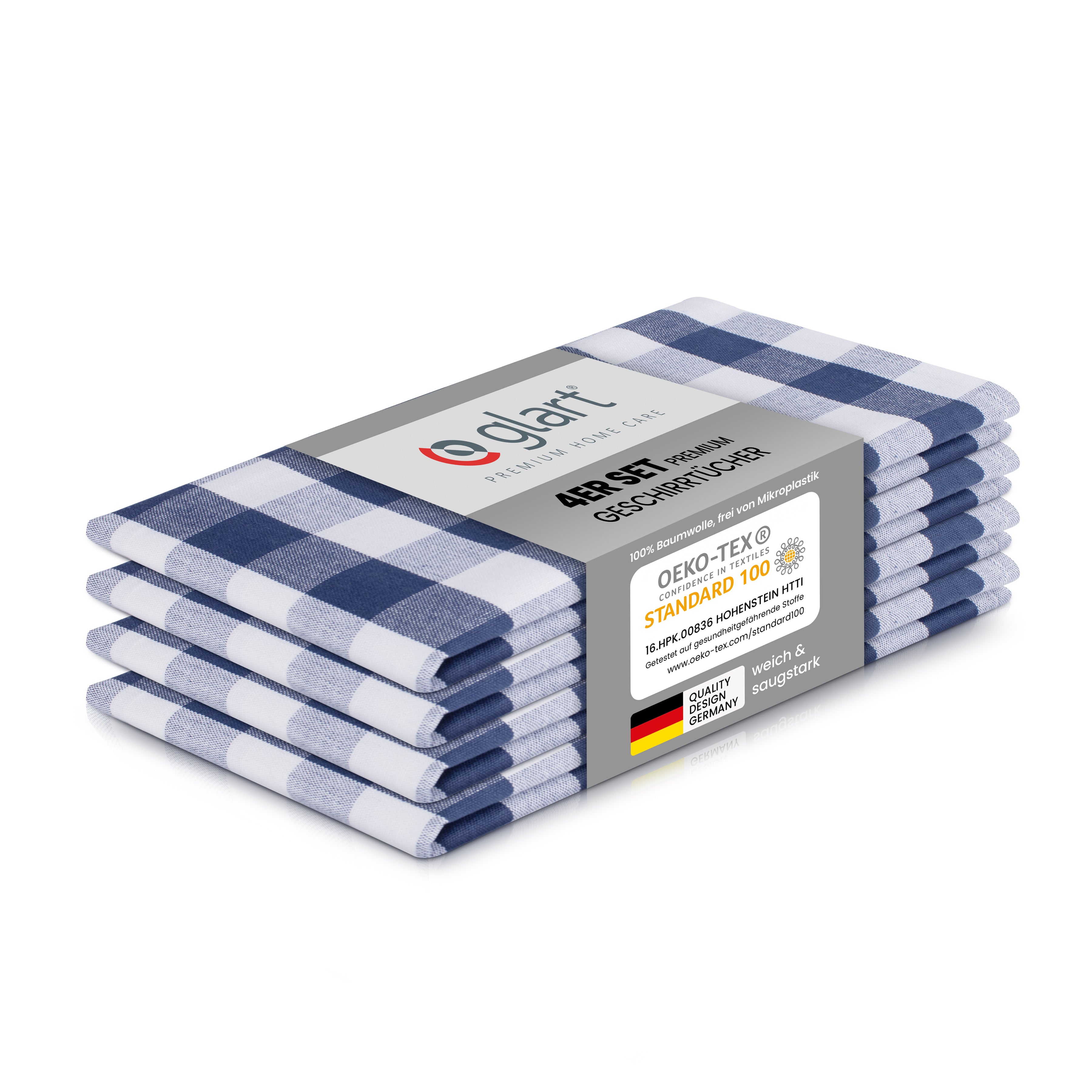 glart-geschirrt-cher-4er-set-70x50-cm-baumwolle-blau-kariert image 1