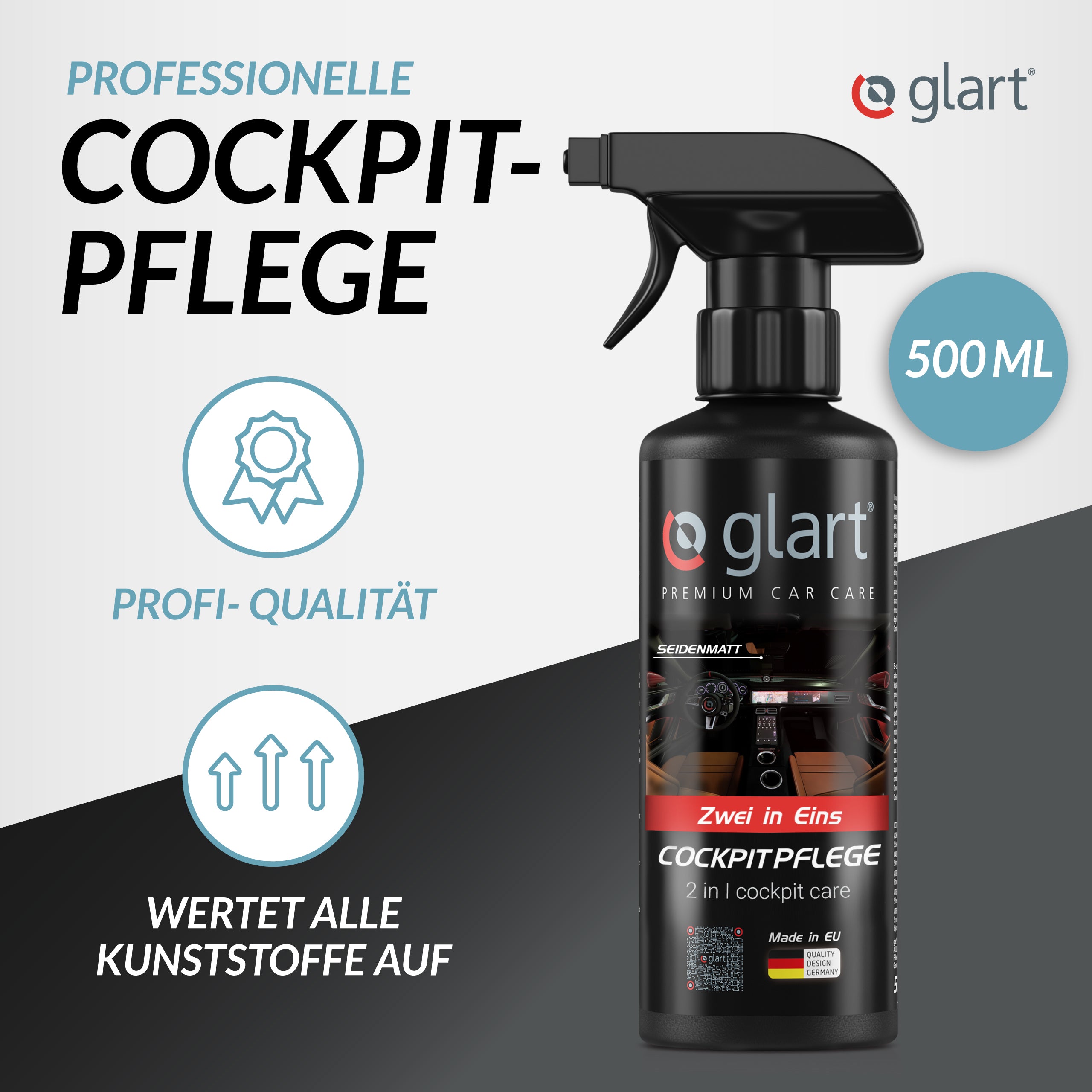 glart-cockpitpflege-cockpitspray-500-ml-seidenmatt image 2