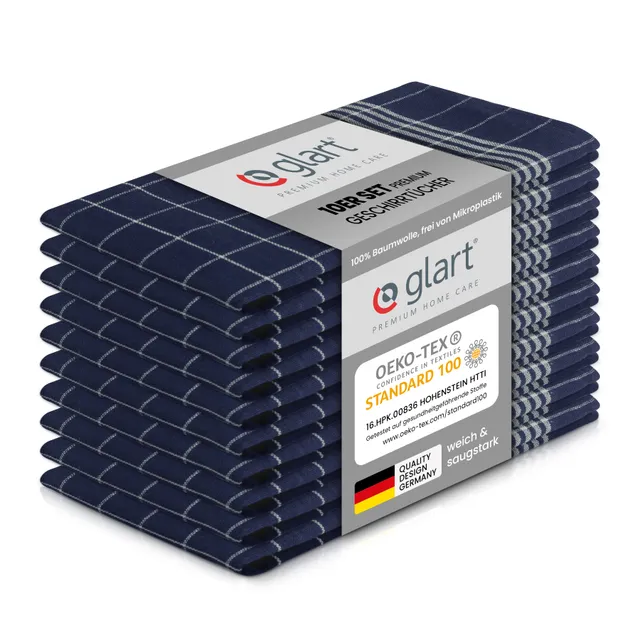 glart-geschirrt-cher-geschirrtuch-10er-set-50x70-blau-baumwolle image 1