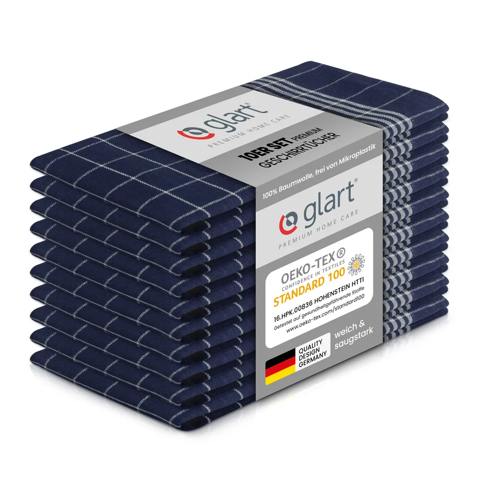 glart-geschirrt-cher-geschirrtuch-10er-set-50x70-blau-baumwolle image 1