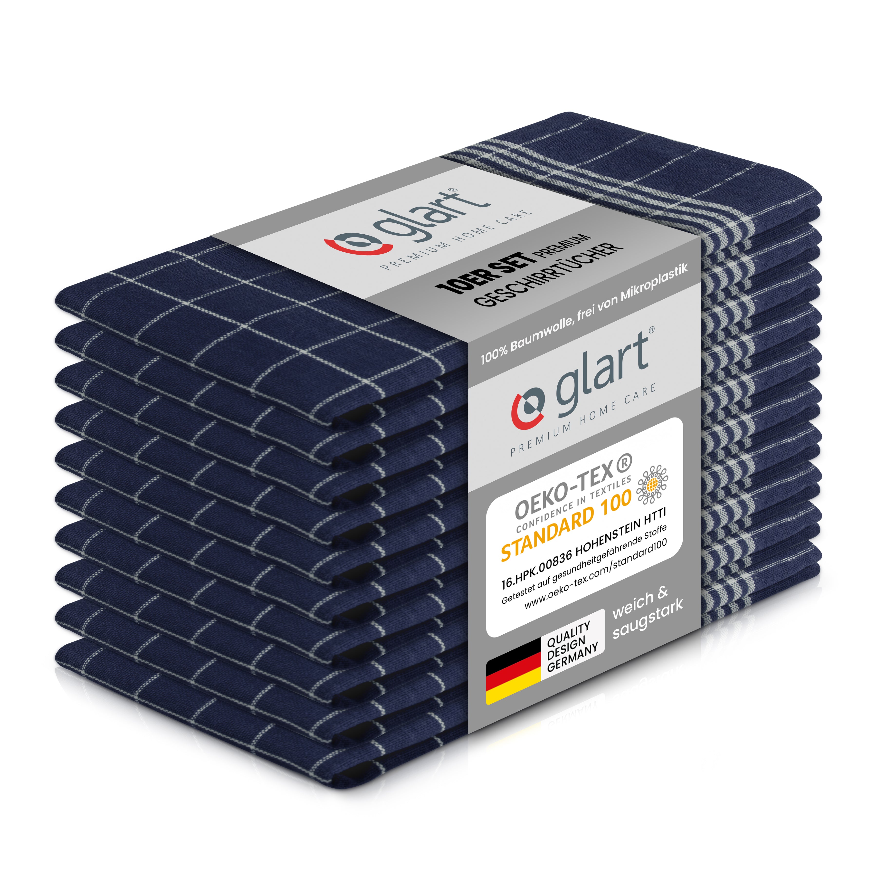 glart-geschirrt-cher-geschirrtuch-10er-set-50x70-blau-baumwolle image 1