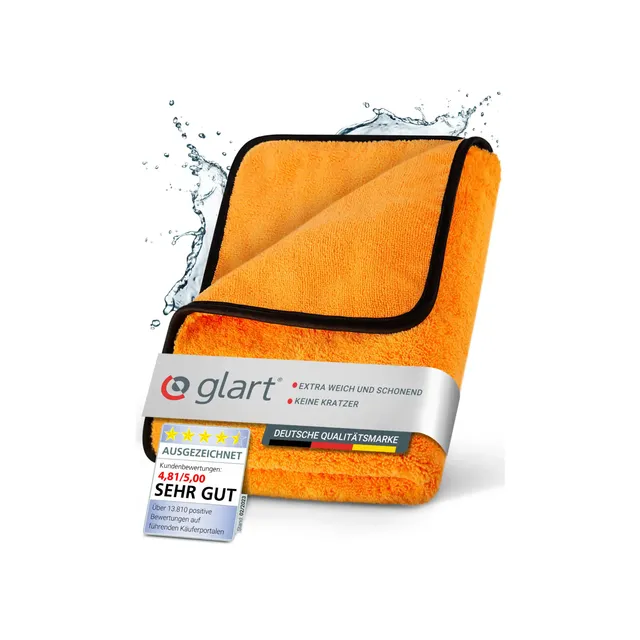 glart-44wg-mikrofasertuch-90x60-trockentuch-orange-xxl image 1
