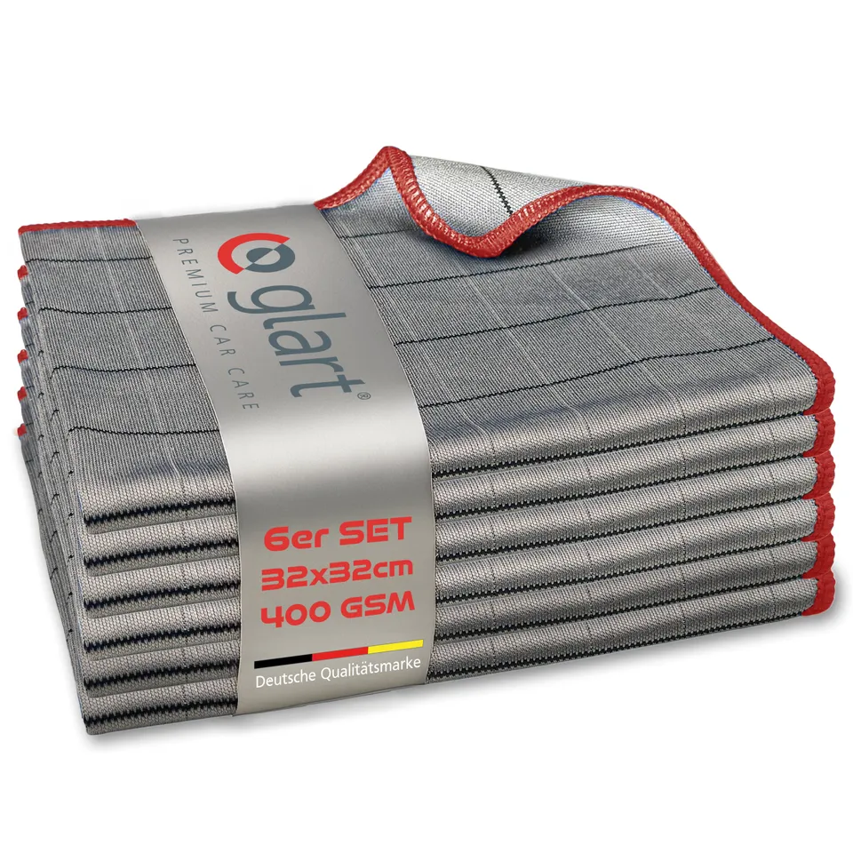 glart-44c6r-carbont-cher-6er-scheibentuch-32x32-cm-fusselfrei image 1