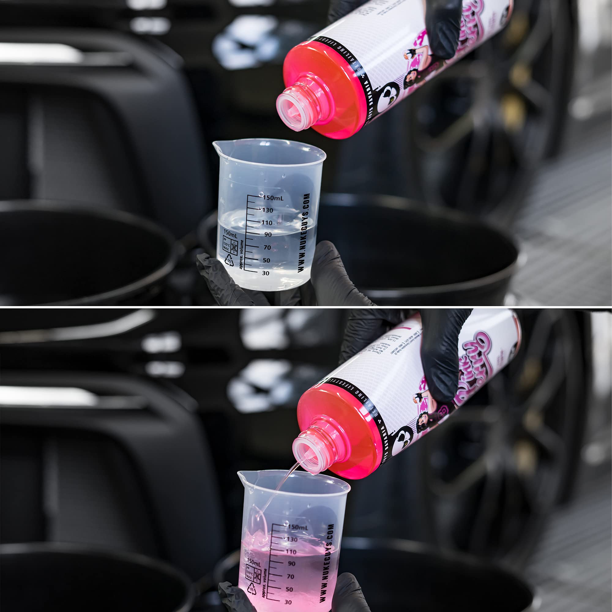 nuke-guys-shampoo-set-thick-pink-cherry-2x500ml-messbecher image 2