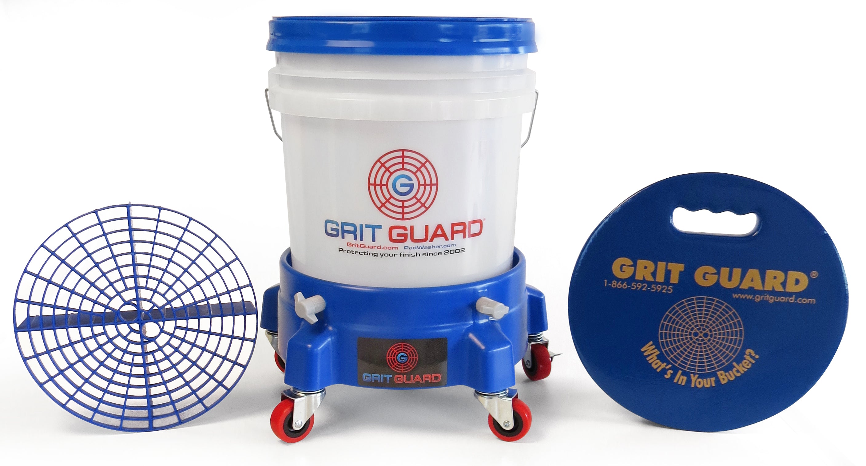 grit-guard-washing-system-wascheimer-19l-blau-mit-dolly image 2