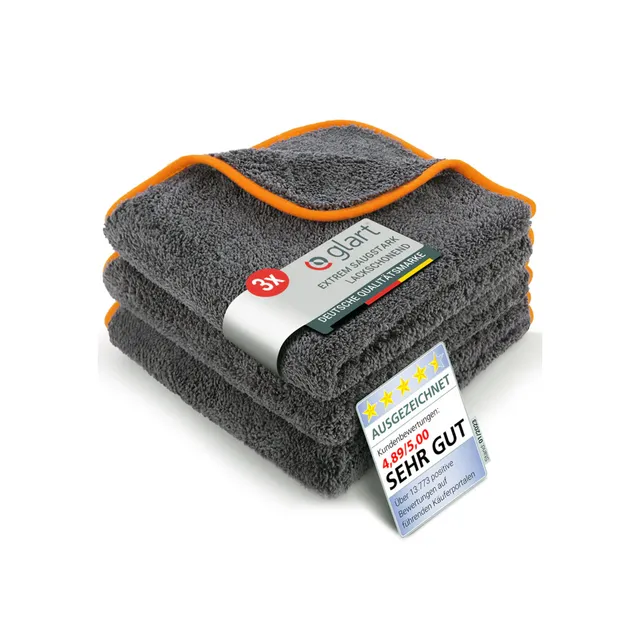 glart-443tp-mikrofasert-cher-40x40-3er-set-600-gsm-fusselfrei image 1
