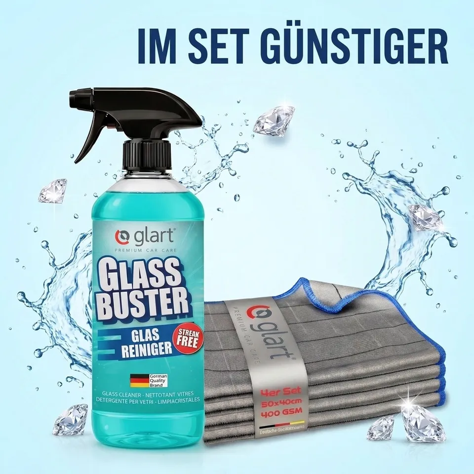 glart-crystal-clear-scheibenreinigung-set-glasreiniger image 1